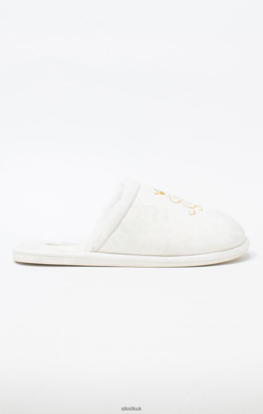SikSilk x Footwear 020XHH8 Messi White Slippers Men