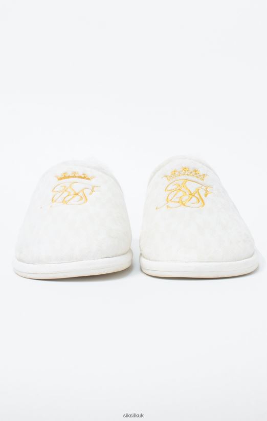 SikSilk x Footwear 020XHH8 Messi White Slippers Men