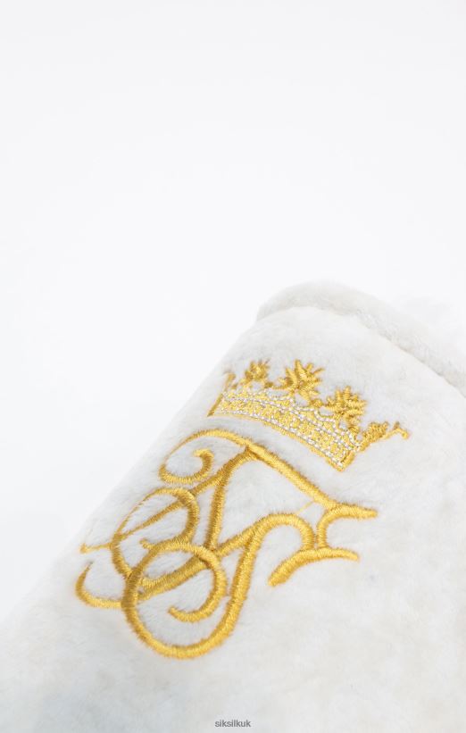 SikSilk x Footwear 020XHH8 Messi White Slippers Men