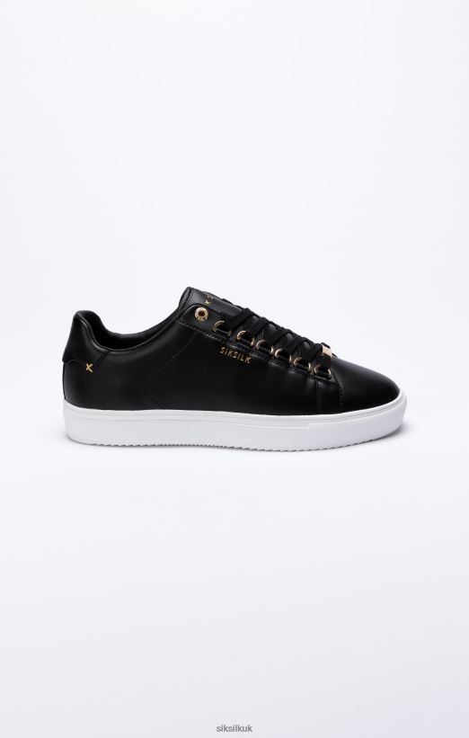 SikSilk Footwear 020XHH10 Black Classic Trainer With Metal D-Rings Men
