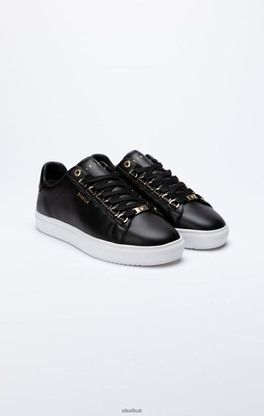 SikSilk Footwear 020XHH10 Black Classic Trainer With Metal D-Rings Men