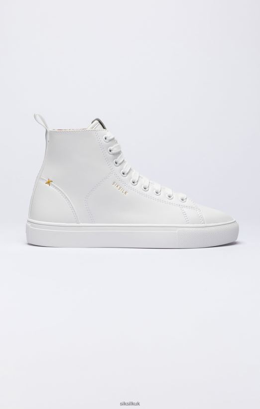 SikSilk Footwear 020XHH19 White Classic High-Top Trainer Men