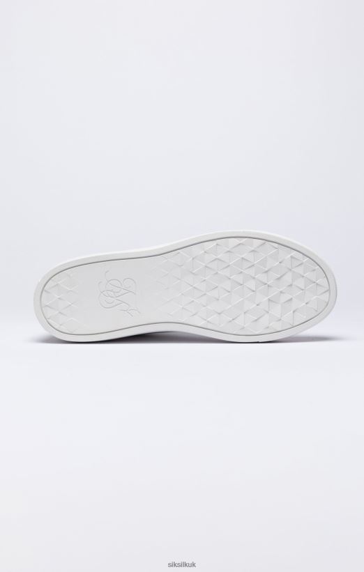 SikSilk Footwear 020XHH19 White Classic High-Top Trainer Men
