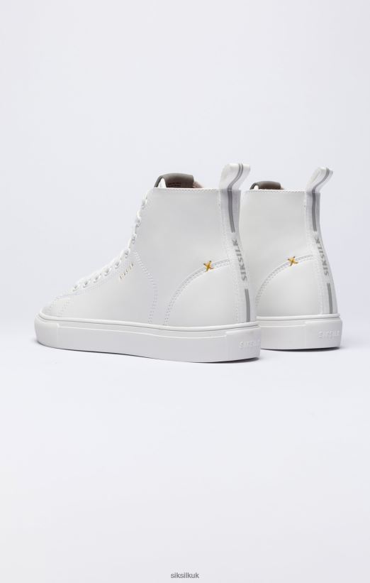 SikSilk Footwear 020XHH19 White Classic High-Top Trainer Men