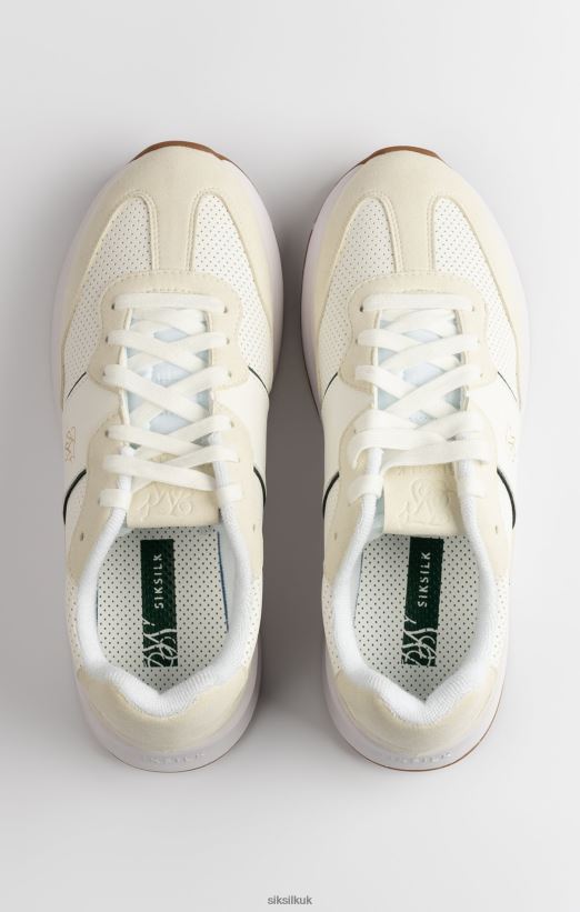 SikSilk Footwear 020XHH1 Ecru Wira Racer Trainer Men