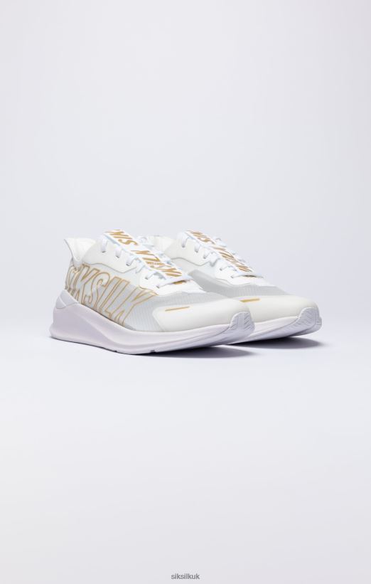 SikSilk Footwear 020XHH20 White Mako Performance Running Trainer Men