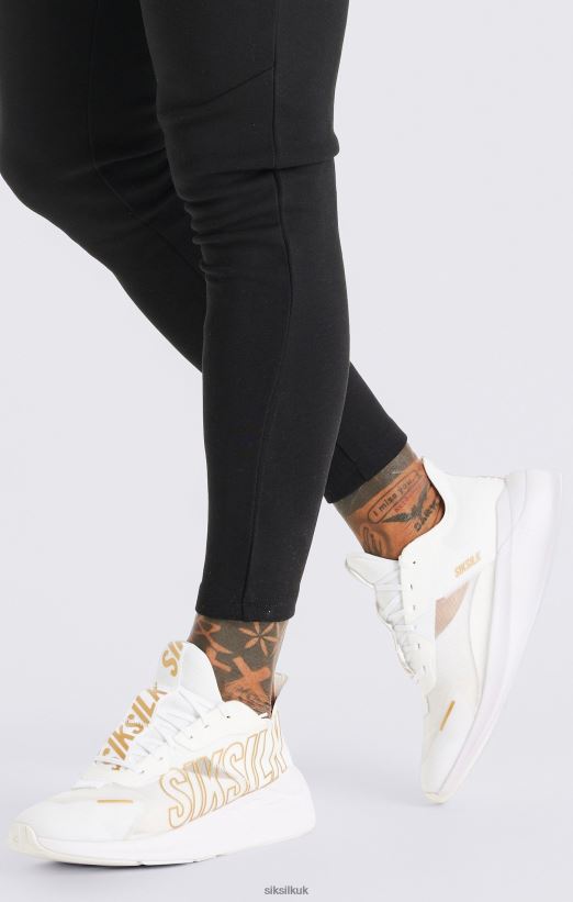 SikSilk Footwear 020XHH20 White Mako Performance Running Trainer Men