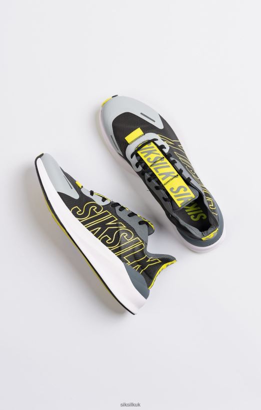 SikSilk Footwear 020XHH22 Grey Mako Performance Running Trainer Men