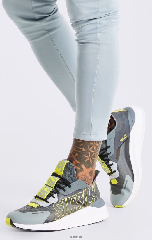 SikSilk Footwear 020XHH22 Grey Mako Performance Running Trainer Men