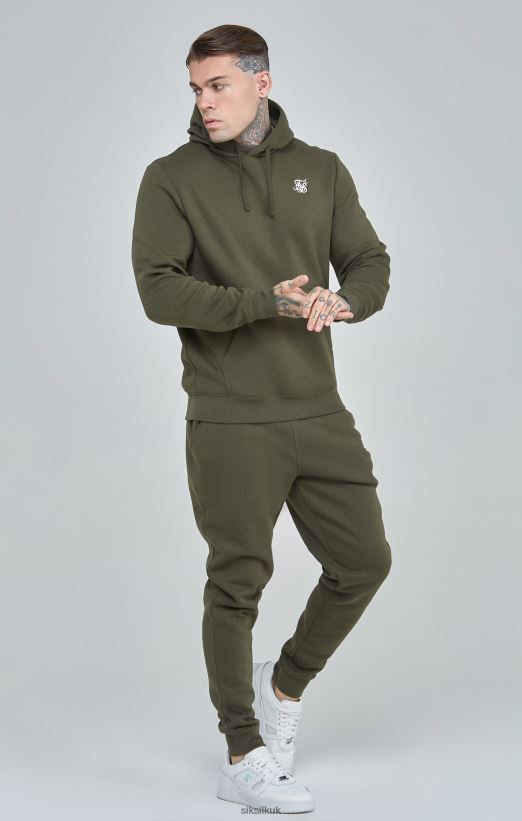 SikSilk Apparel 020XHH431 Khaki Essential Overhead Hoodie Men