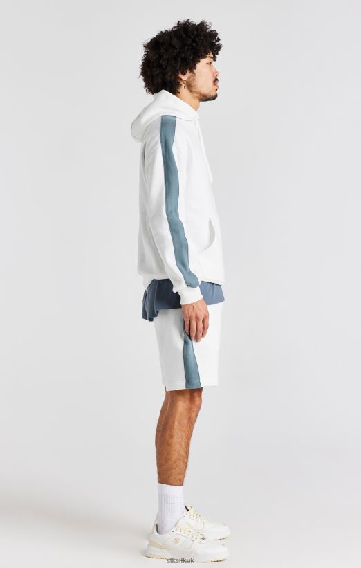 SikSilk Apparel 020XHH433 White Rose Oversized Hoodie Men