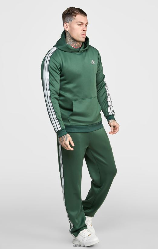 SikSilk Apparel 020XHH434 Green Smart Overhead Hoodie Men
