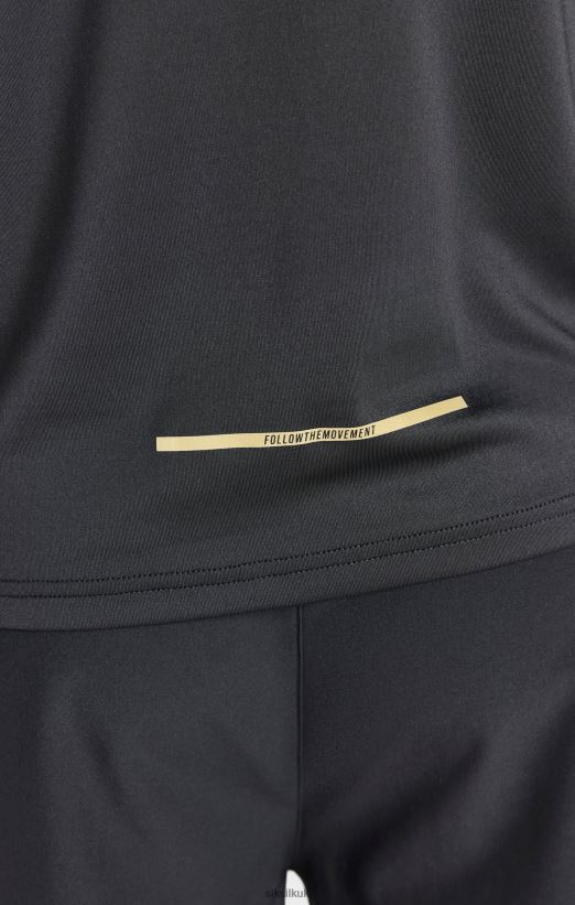 SikSilk Apparel 020XHH449 Black Sports Zip Thru Men