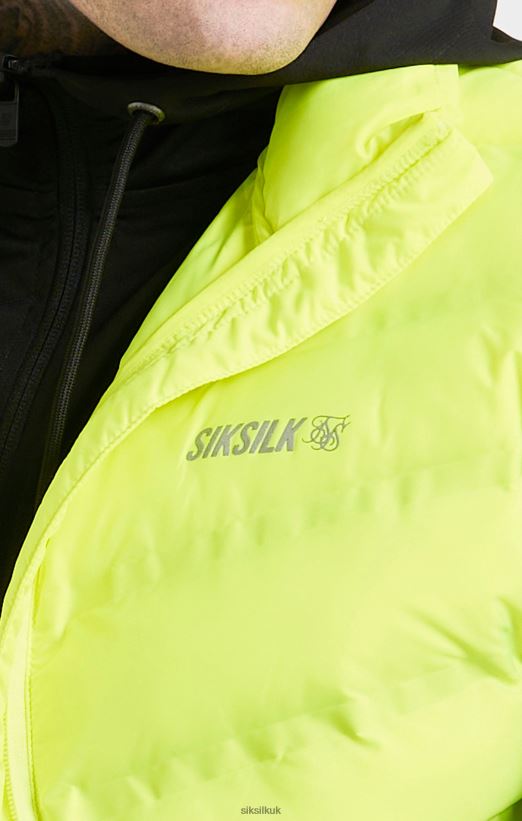 SikSilk Apparel 020XHH492 Yellow Sports Gilet Men
