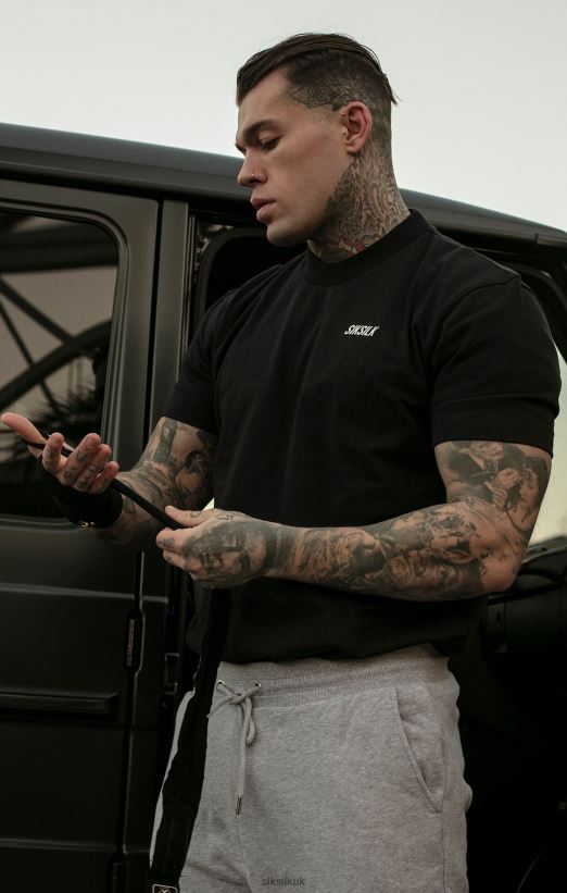SikSilk Apparel 020XHH401 Limited Edition Academy T-Shirt Men