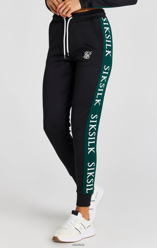 SikSilk Apparel 020XHH156 Black Track Pant Women