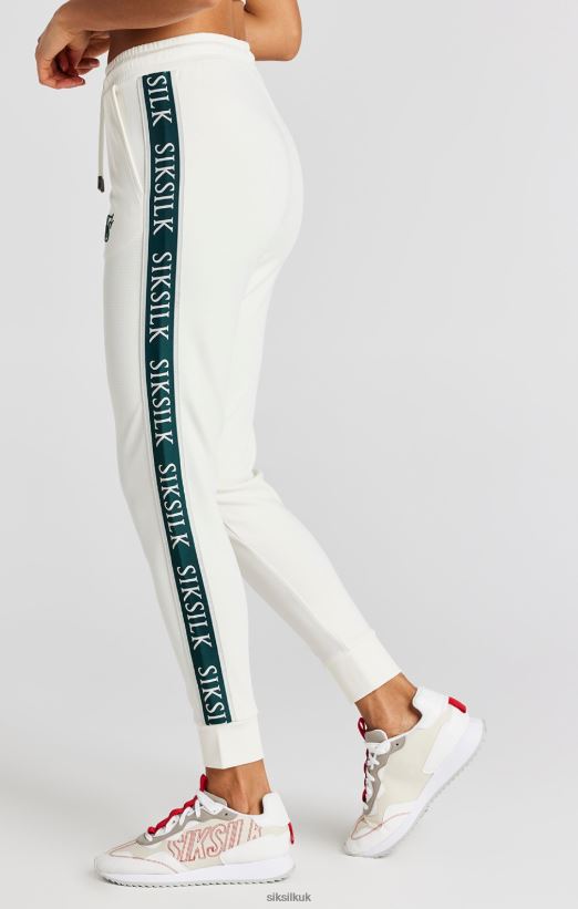 SikSilk Apparel 020XHH161 Ecru Tape Track Pant Women