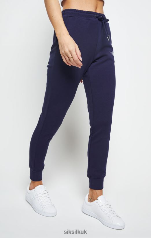 SikSilk Apparel 020XHH165 Navy Essential Jogger Women