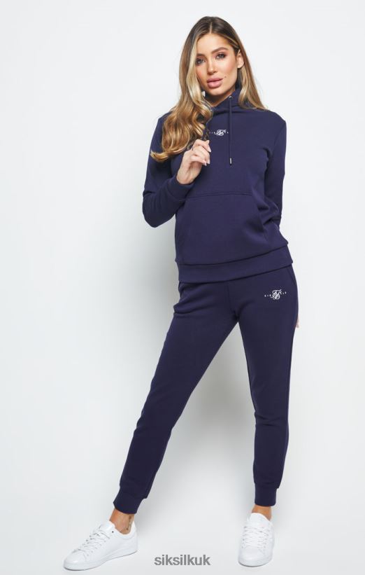 SikSilk Apparel 020XHH165 Navy Essential Jogger Women