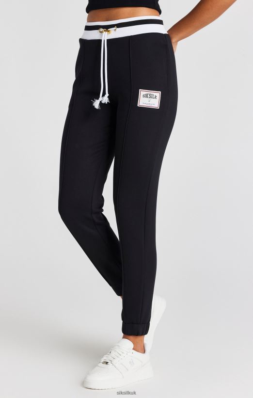 SikSilk Apparel 020XHH168 Black Basketball Track Pant Women