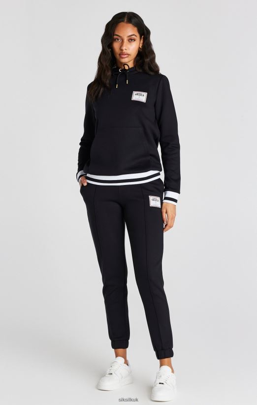 SikSilk Apparel 020XHH168 Black Basketball Track Pant Women