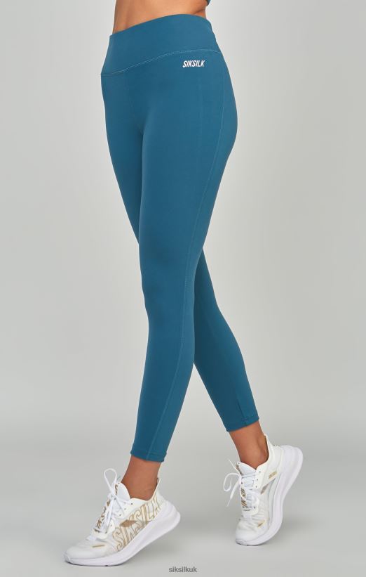 SikSilk Apparel 020XHH172 Teal Sports Essentials Legging Women