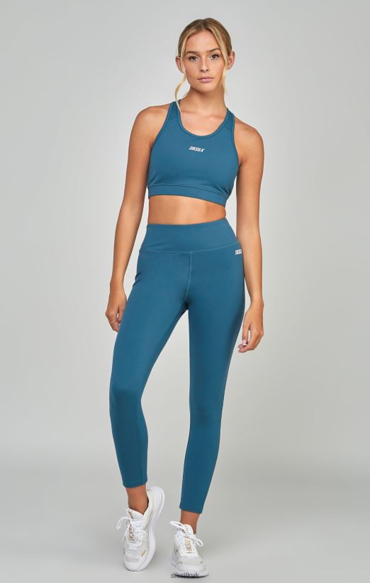 SikSilk Apparel 020XHH172 Teal Sports Essentials Legging Women