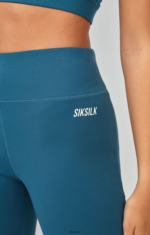 SikSilk Apparel 020XHH172 Teal Sports Essentials Legging Women