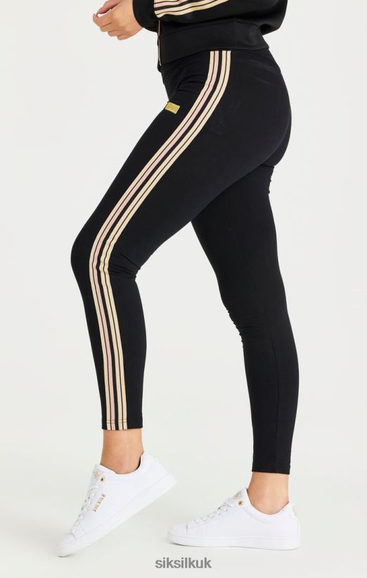 SikSilk Apparel 020XHH173 Black High Waist Legging Women