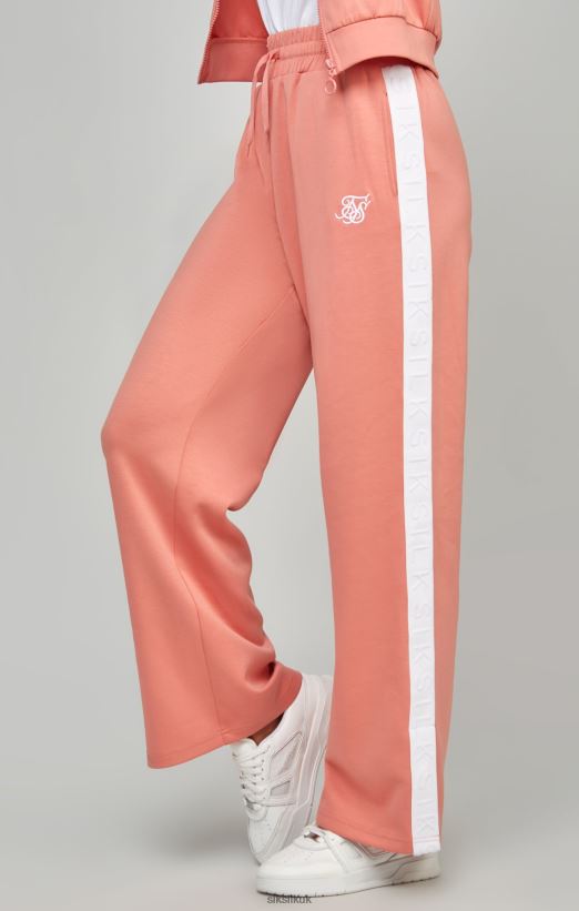 SikSilk Apparel 020XHH181 Coral Taped Wide Leg Pant Women