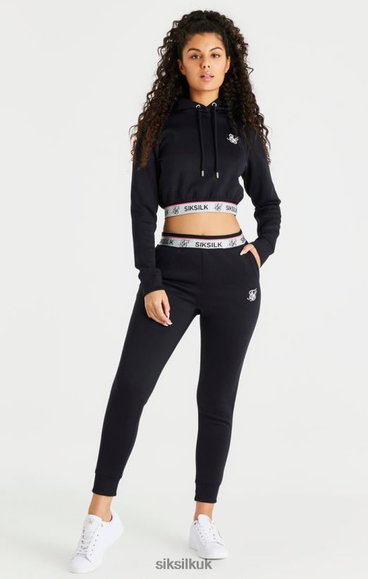 SikSilk Apparel 020XHH185 Black Track Pant Women