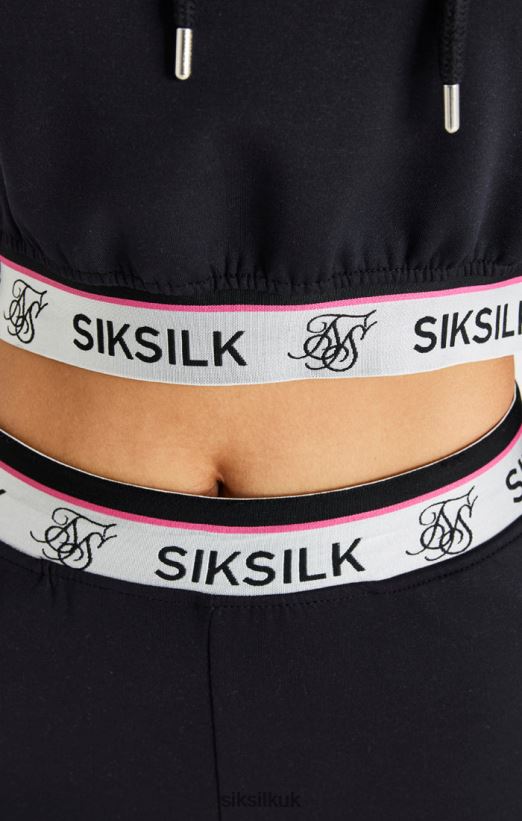 SikSilk Apparel 020XHH185 Black Track Pant Women