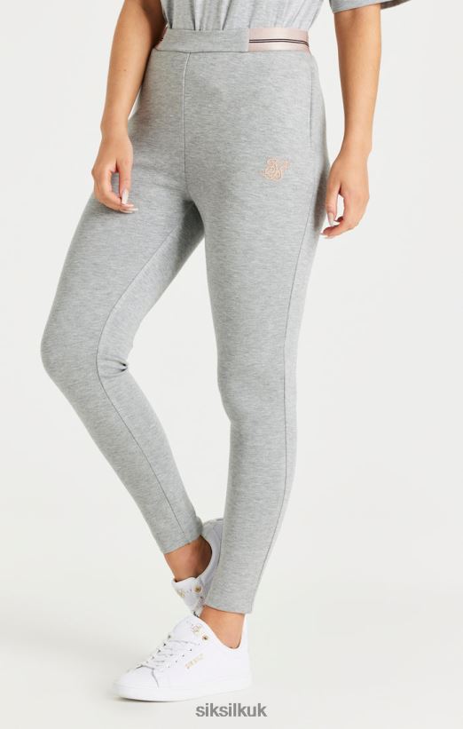 SikSilk Apparel 020XHH186 Grey Marl Track Pant Women