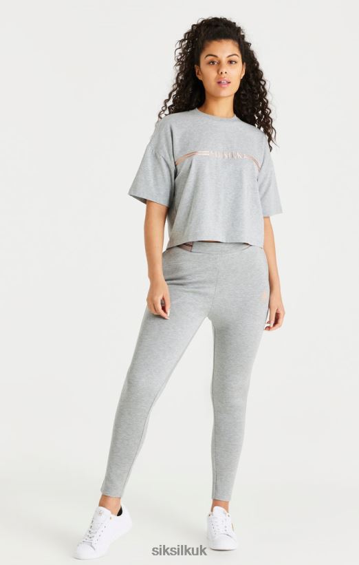 SikSilk Apparel 020XHH186 Grey Marl Track Pant Women