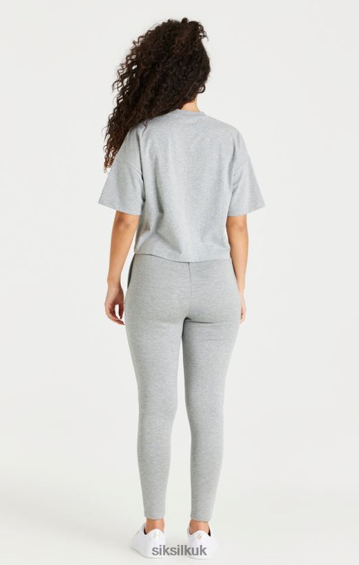 SikSilk Apparel 020XHH186 Grey Marl Track Pant Women
