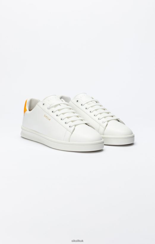 SikSilk Footwear 020XHH250 White Low-Top Casual Trainer Women