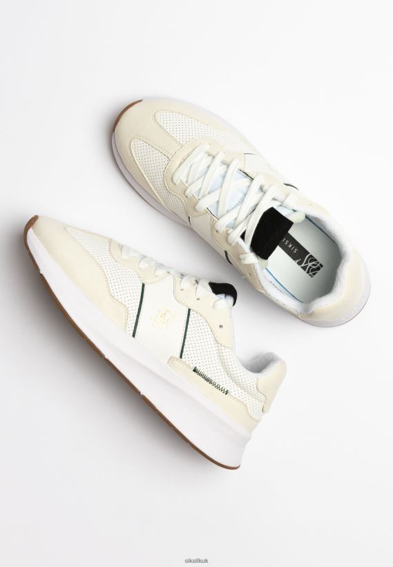 SikSilk Footwear 020XHH251 Ecru Wira Racer Trainer Women