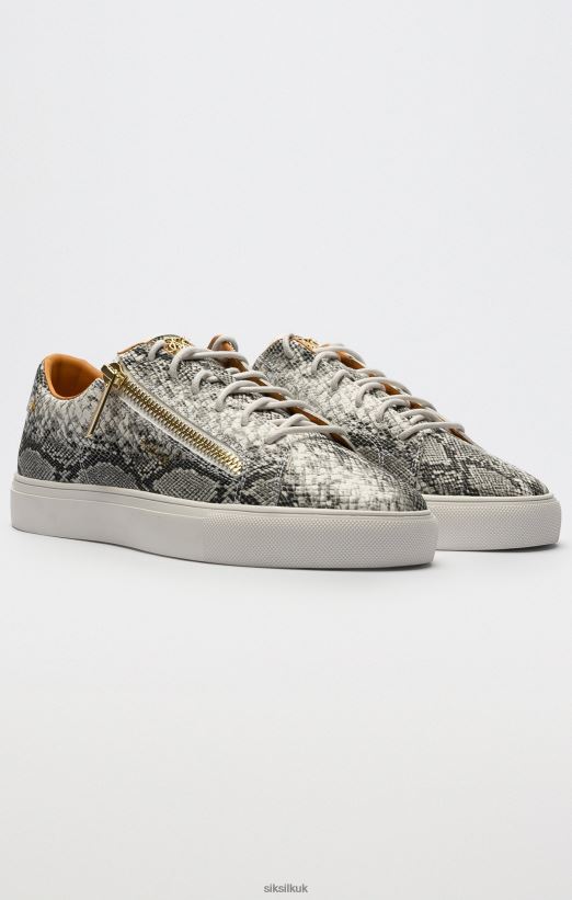 SikSilk Footwear 020XHH252 White Kirkie Snakeskin Women