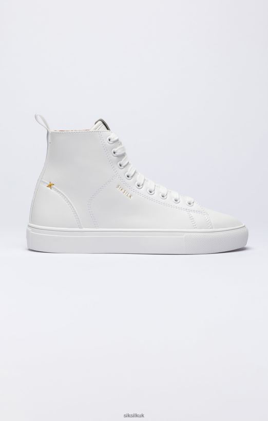 SikSilk Footwear 020XHH257 White Classic High-Top Trainer Women