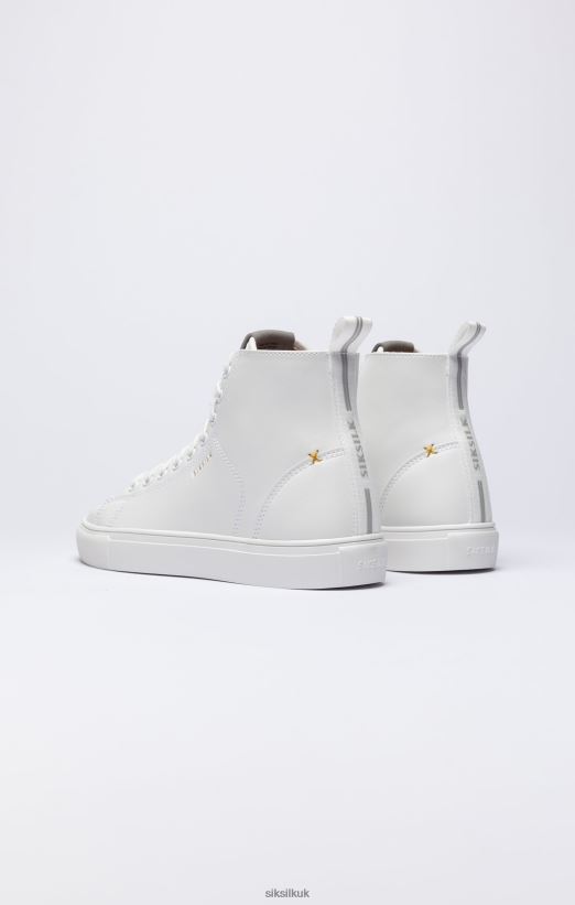 SikSilk Footwear 020XHH257 White Classic High-Top Trainer Women