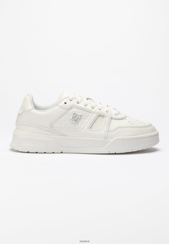 SikSilk Footwear 020XHH268 Off White Low Top Court Trainer Women