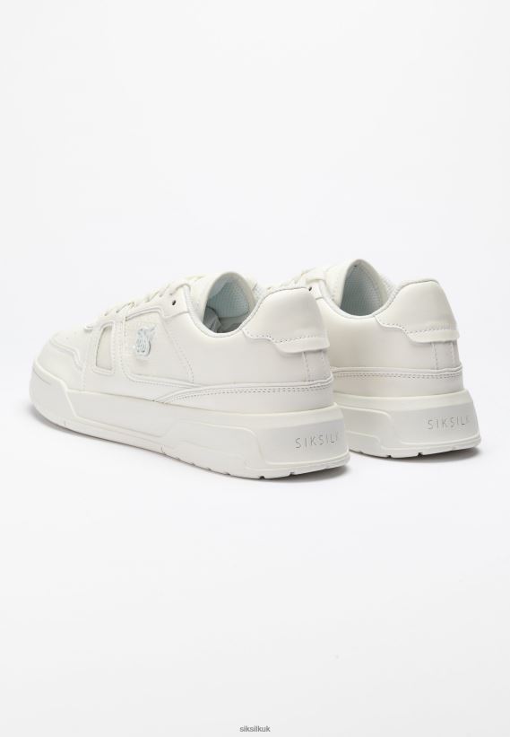 SikSilk Footwear 020XHH268 Off White Low Top Court Trainer Women