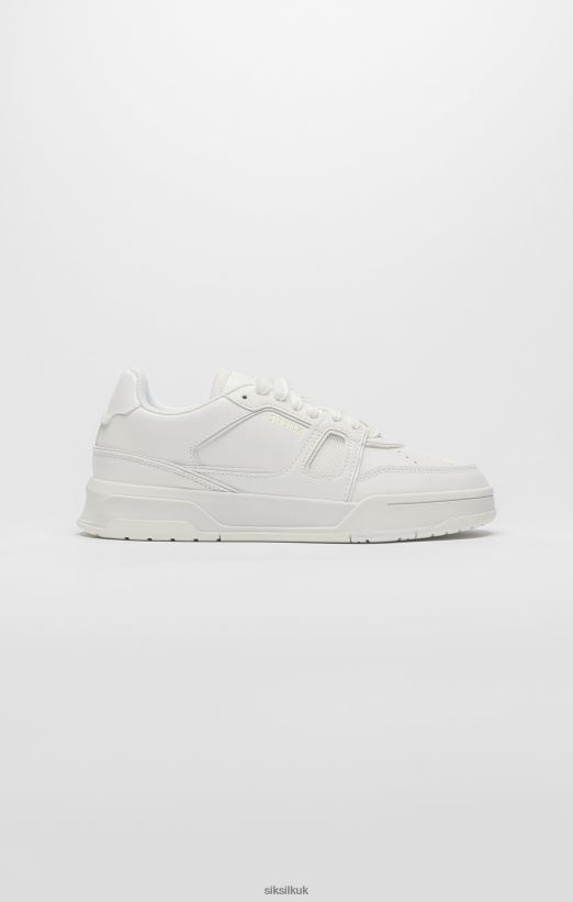 SikSilk Footwear 020XHH272 White Low-Top Court Trainer Women