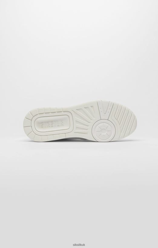SikSilk Footwear 020XHH272 White Low-Top Court Trainer Women