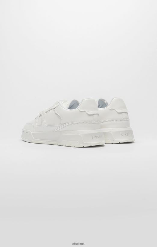 SikSilk Footwear 020XHH272 White Low-Top Court Trainer Women