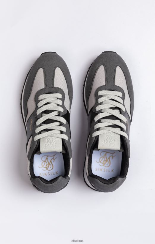 SikSilk Footwear 020XHH273 Black Retro Running Trainer Women