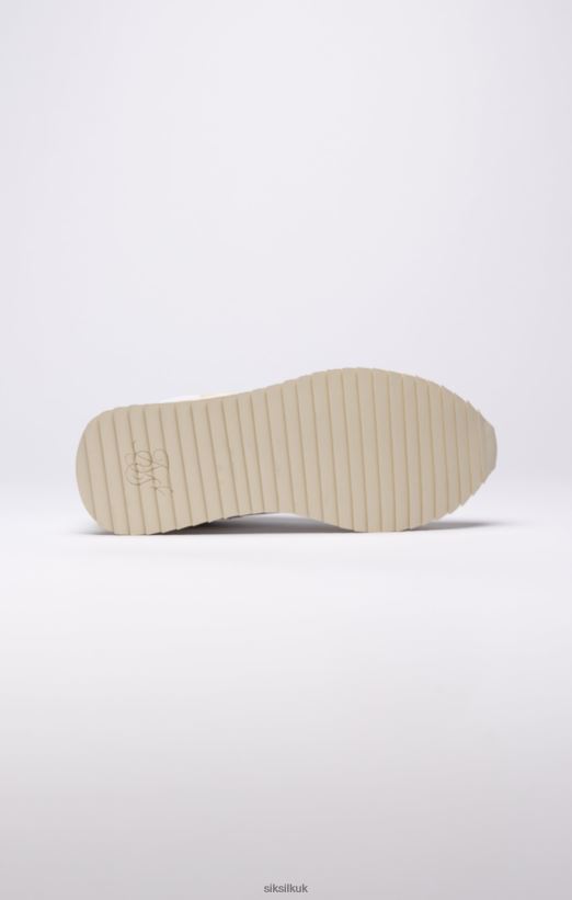 SikSilk Footwear 020XHH276 White Retro Running Trainer Women