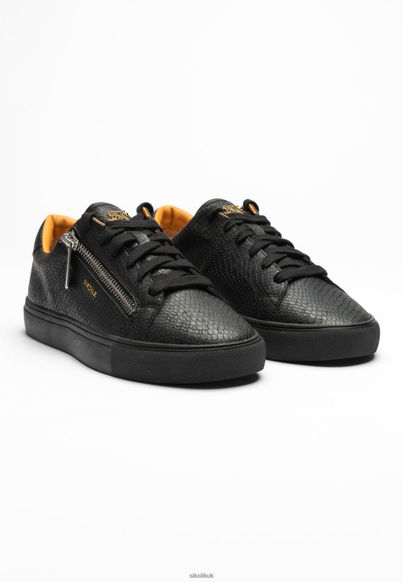 SikSilk Footwear 020XHH277 Black Kirkie Snakeskin Women