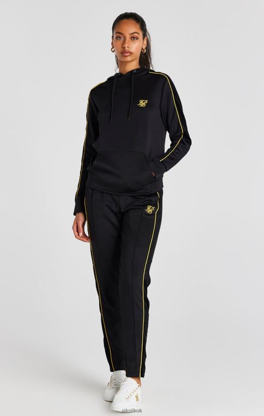 SikSilk Apparel 020XHH106 Black Track Top Women