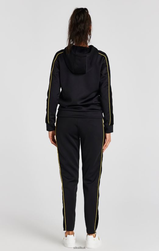 SikSilk Apparel 020XHH106 Black Track Top Women